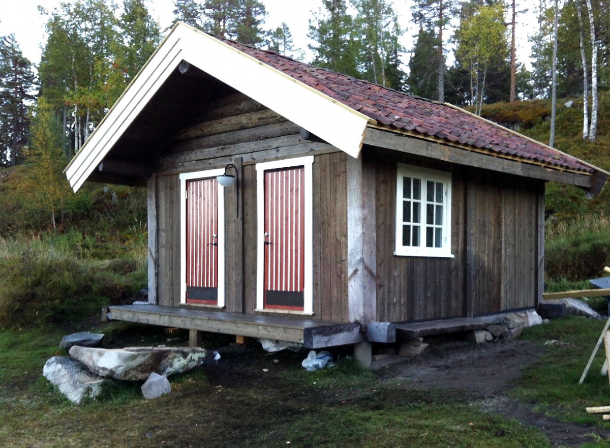 Utrolig hva en du kan få til med en solosag og god arbeidslyst ... Stuen og farve